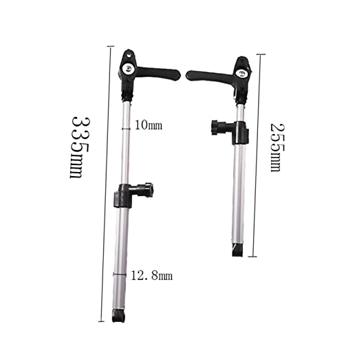 Hencik Varilla de soporte para ventana de RV, aleación de aluminio con función telescópica, autocaravana, remolque, caravana, accesorios (color : 255 mm)