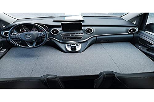 kfoam.es Colchón Plegable Cama Delantera Camper para Mercedes Clase V Color Gris (+2014)