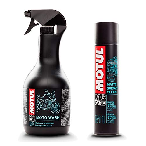 Kit Jabón Lavado MotoWash+ Limpiador de Superficies Mate - MC Care™ E2+E11