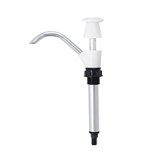 Klinkamz Bomba de mano de agua para fregadero de caravana, doble acción, para camping, remolque, autocaravana, herramienta de bombeo