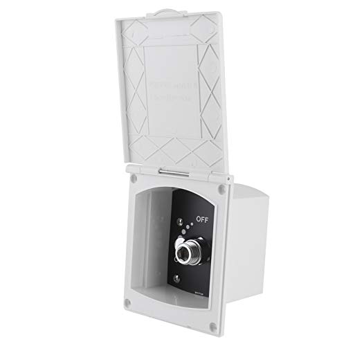 Manguera de Ducha para Exteriores Rv, Interfaz Roscada de 1/2 Pulgada, Uso Múltiple, Fácil Instalación, Volumen de Agua Ajustable, Puerto de Pulverización Rv para Barco para RV para Caravana