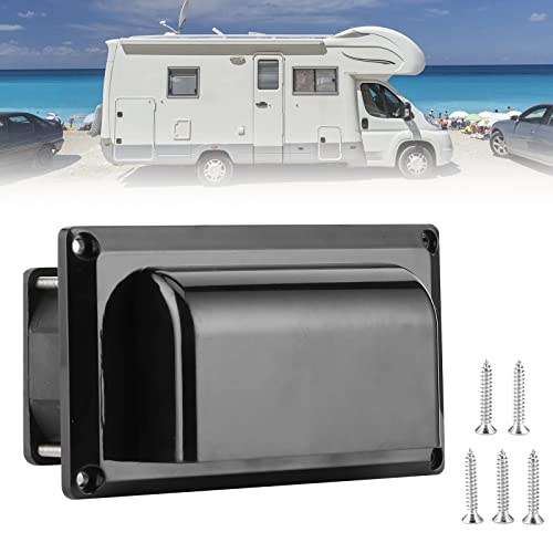 Opaltool 12V Ventilador de Ventilación Lateral para Caravana, 8500 rpm Accesorio Modificados de Ventilador de Escape para RV Caravana Autocaravana Remolque Barco Marina Yate (Negro)