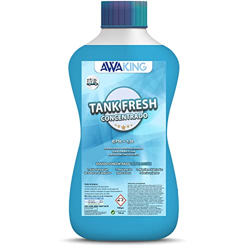 PLANTAWA Liquido Tank Fresh Concentrado Awaking, Aditivo Depósito Aguas Grises, Caravana, Autocaravana, Camper, Máxima Concentración, Mayor Eficacia 750 ml