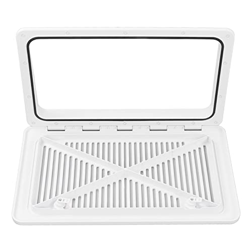 Rejilla de Ventilador de Escape RV, 574x360x48 Mm Rejilla de Ventilador de Ventilación de Autocaravana para Camper RV Remolque Barco Yate