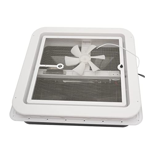 SHZICMY Ventilador de techo con RV de 42 x 42 cm, para caravanas y autocaravanas