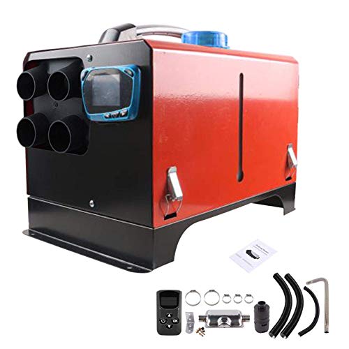 TOTLAC Calentador de Aire diésel, 12 V, 24 V, 8 KW, portátil, LCD, bajo Nivel de Ruido, Control Remoto, Calentador de Combustible de Aire, Compatible con Coches, Furgonetas, autobuses, vehículos re