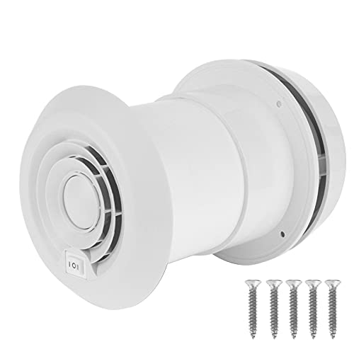 Ventilador de escape para autocaravana de 12 V, cúpula, ventilación de aire de refrigeración silenciosa montada en la parte superior, viento fuerte, universal para RV, barco a casa