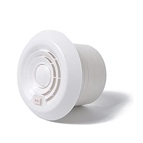 YBMY Ventilador de escape 60CFM 12V enfriamiento eficaz mudo techo remolque caravana RV autocaravana ABS fácil instalación ventilación montaje techo
