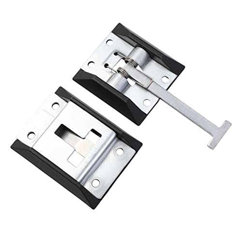 BESPORTBLE Tope de puerta con pieza de retención, soporte de puerta para caravana, remolque de autocaravana, accesorio para puerta de entrada