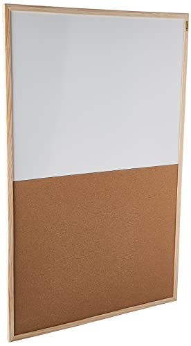 Bi-Office Budget - Tablero. 900 x 600 mm, color marrón y blanco