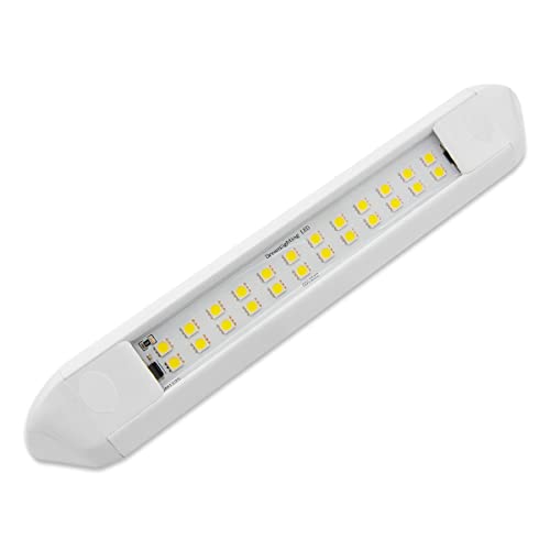 Dream Lighting Toldo Luces LED para Caravana Camper IP66 Impermeable Aluminio Luz Exterior 25cm Blanco Frío