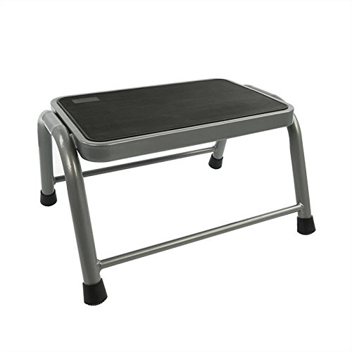 Escalón XL 38 x 26 cm gris 24 cm Alto Aluminio Geprüft hasta 150 kg Ideal para caravanas & Caravana