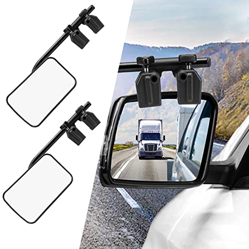 Espejos Retrovisores Caravana,Espejos de Remolque Towing,Espejos Adicionales,Spejos de Remolque,Espejo de Caravana,Espejo Retrovisor de ExtensióN Ajustable para Cochecaravana,Autocaravana