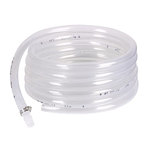 flintronic 5M Tubo Manguera Transparente, Accesorio para Bombas de Agua con Conector Bomba Automática Agua Transferencia