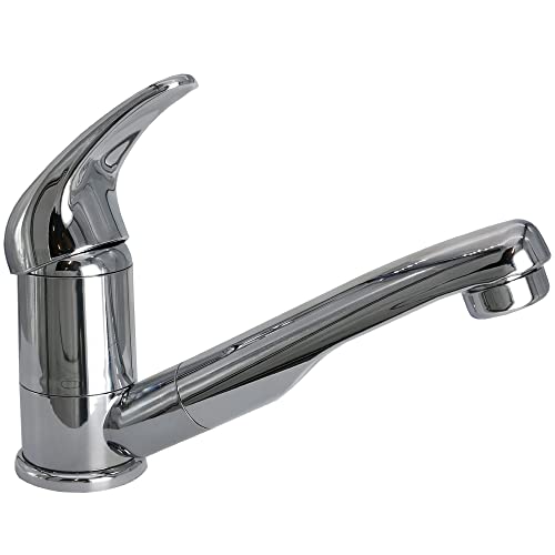 Grifo monomando Roma Roma autocaravana caravana caravana caravana camping + interruptor cromado