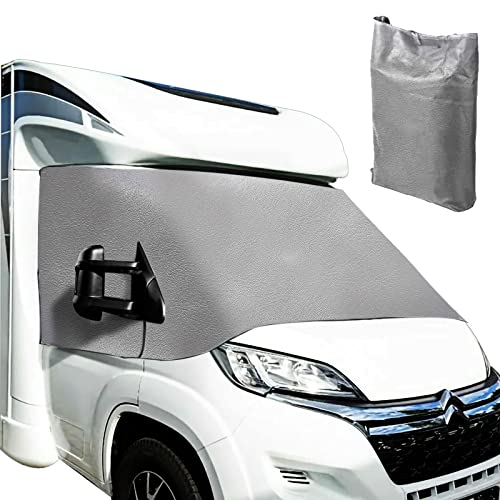 Lona de Para Fiat Ducato, Fundes Frontal Para Fiat Ducato, Para El Modelo Ducato Tipo X250 X290, Protección de la Intimidad Alfombra Térmica de Protección Uv Cubierta de Caravana Parabrisas