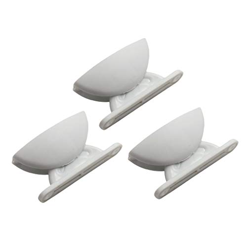 N/A/a 3X Retenedor de Puerta de Nailon Pestillo de Puerta para Caravana Camper Autocaravana RV Barco Blanco