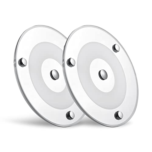 Pack De 2 Plafones LED 12V Para Caravana O Armario - Regulables Del 5% Al 100% - Luz Cálida, IP44