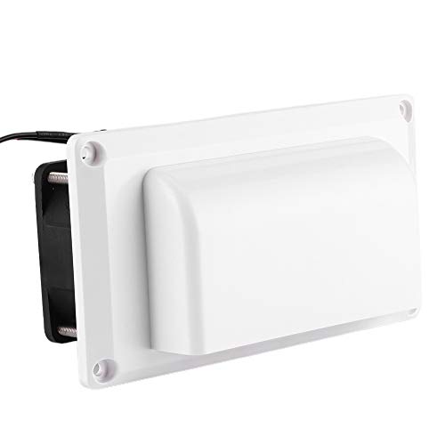 SWOQ Ventilador de Ventilación Lateral, Ventilador de Escape de Caravana de Alta Resistencia, Flujo de Aire Rápido sin Ruido para Autocaravana, Barco Marino