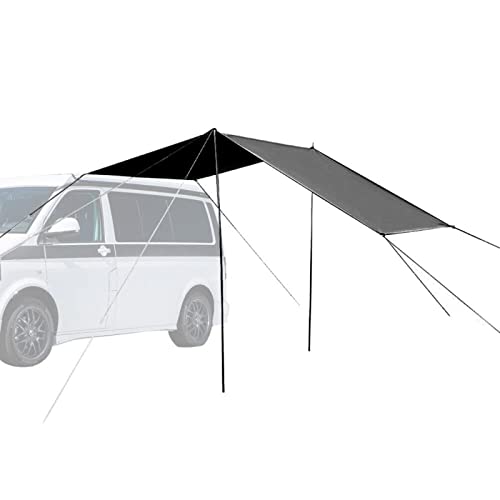 Toldo Sun Canopy para Conversiones De Camper, Camper Vans, Autocaravanas O Caravanas, 300 Cm X 200 Cm, Negro