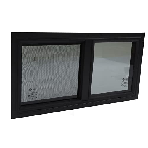 Ventana Corredera Autocaravana Buena Estanqueidad Ventana Autocaravana Irrompible 550x260mm con Mosquitera para Autocaravana
