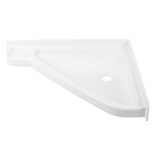 wamovo Lavabo pequeño para caravana y autocaravana (415 x 350 x 60 mm), color blanco, plástico ABS