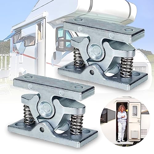 2 Piezas Retenedor Puerta Autocaravana, Autocaravanas Caravana Accesorios, Aleación de Zinc Retenedor Puerta para Jardín, Dormitorio, Salón, Garaje