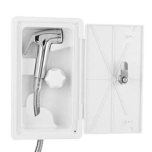 Ducha de Camping, Caja de ducha RV para Caravanas Fabricada 267 x 157 x 107 mm para Caravana Autocaravana y Barco Marino