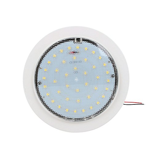 Iluminación interior para caravana, autocaravana, barco – Lámpara LED de techo 840LM, 12 V de 8,5 W, 220 x 50 mm