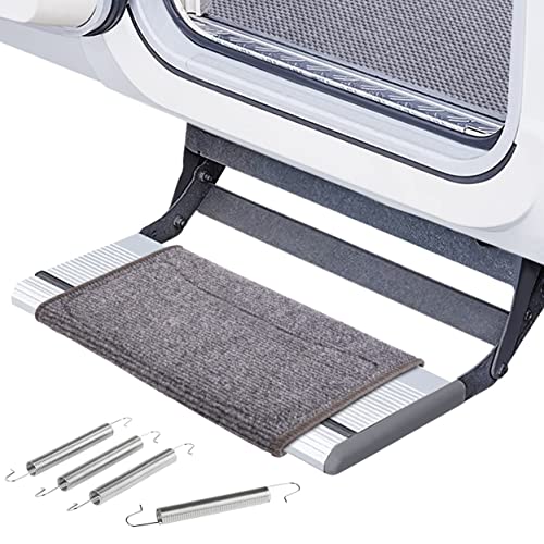 Onvaya® Alfombrilla Antideslizante para Caravana para Escalera, Color Gris, Accesorio para Caravana, tamaño Ajustable, Material Robusto, fácil Limpieza