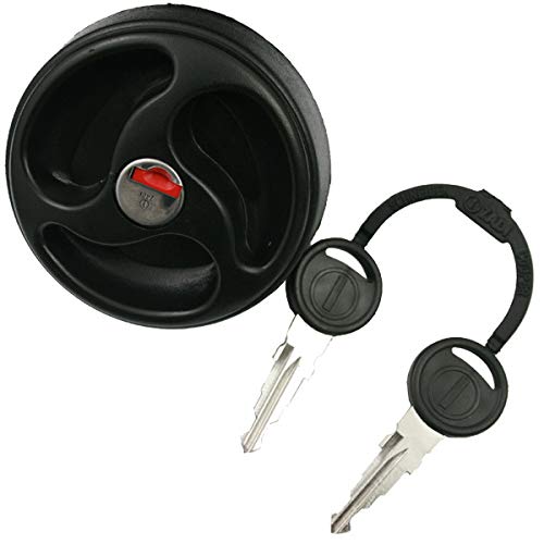 Tapa de depósito de agua de color negro con 3 empuñaduras de cavidad ergonómica, para coches y caravanas