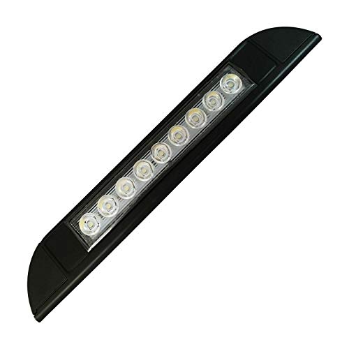Yoiimiya 9 LED Luz de Toldo 12V 24V Impermeable 256 Mm Exterior Caravana Autocaravana de LáMpara Negro